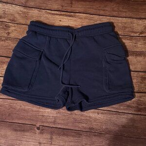 Women’s SWS Athletics Navy Blue Sweat Athletic Shorts XS Heavier Weight